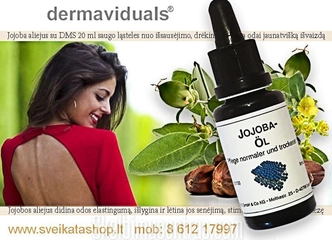 Peržiūrėti skelbimą - Dermaviduals Jojobos aliejus sausai odai